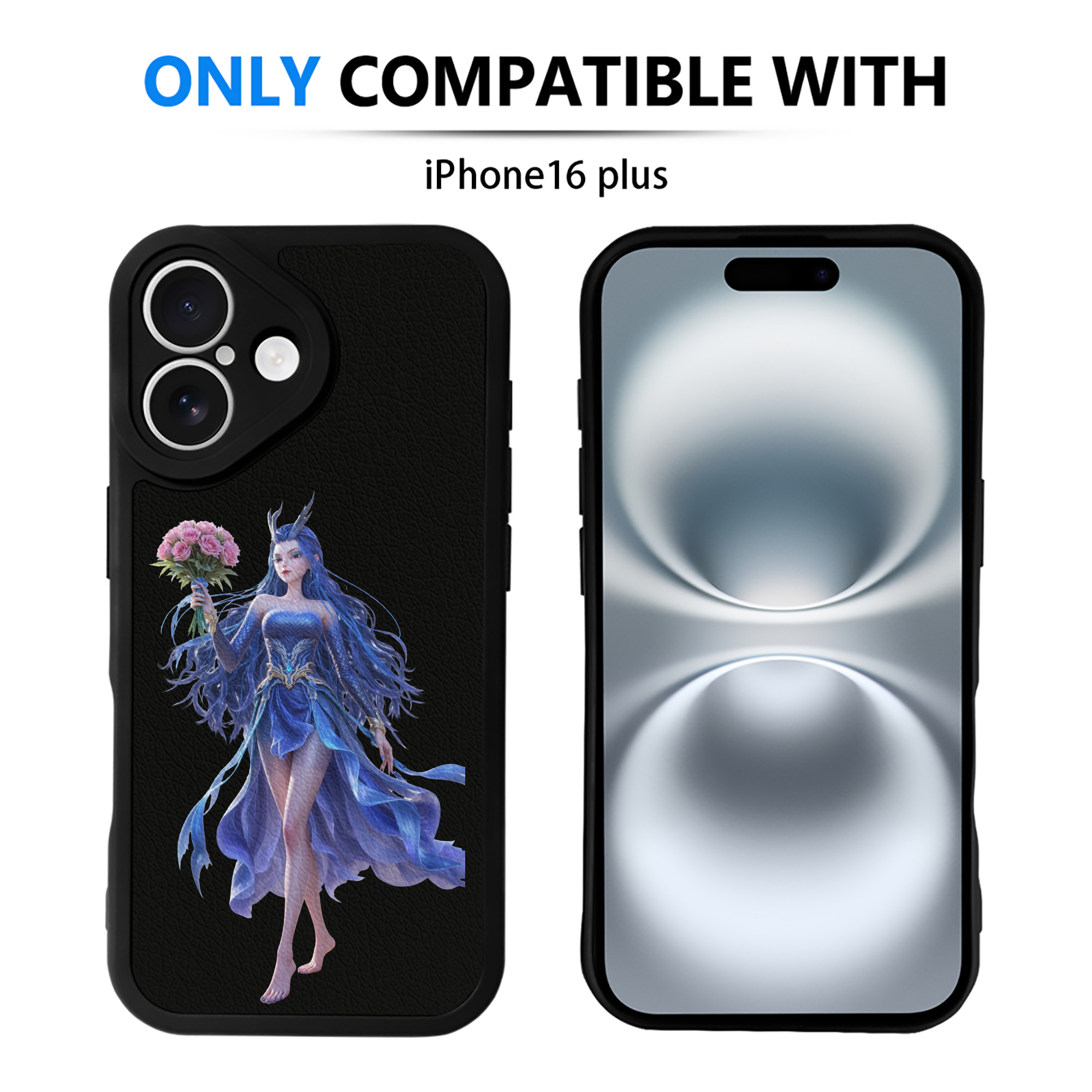 （画像用） Ne Zha 2 ナタ 魔童の大暴れ 【iPhone 16シリーズ対応】シリコンスマホケース（レザー調） 材質：シリコン